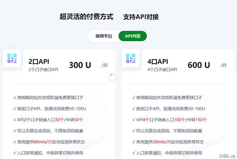 ใต้防封域名防红API接口可对接各类需要防封域名系统平台